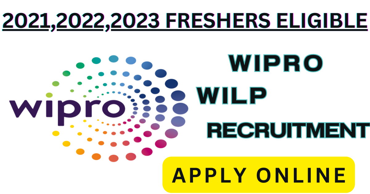 Wipro Wilp 2023 Off Campus Hiring For 20212022 And 2023 Batch Freshers Of Bscbca Graduates All 2847