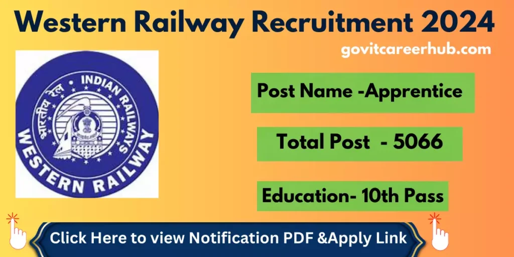 Western Railway Recruitment 2024