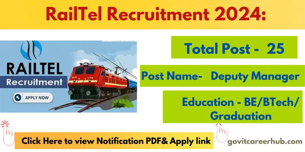 RailTel Recruitment 2024