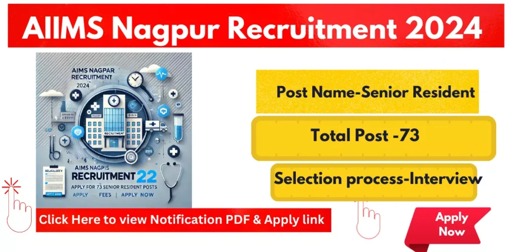 AIIMS Nagpur Senior Resident Recruitment 2024