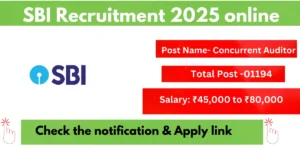 Read more about the article SBI Recruitment 2025 Official Notification – Apply Online