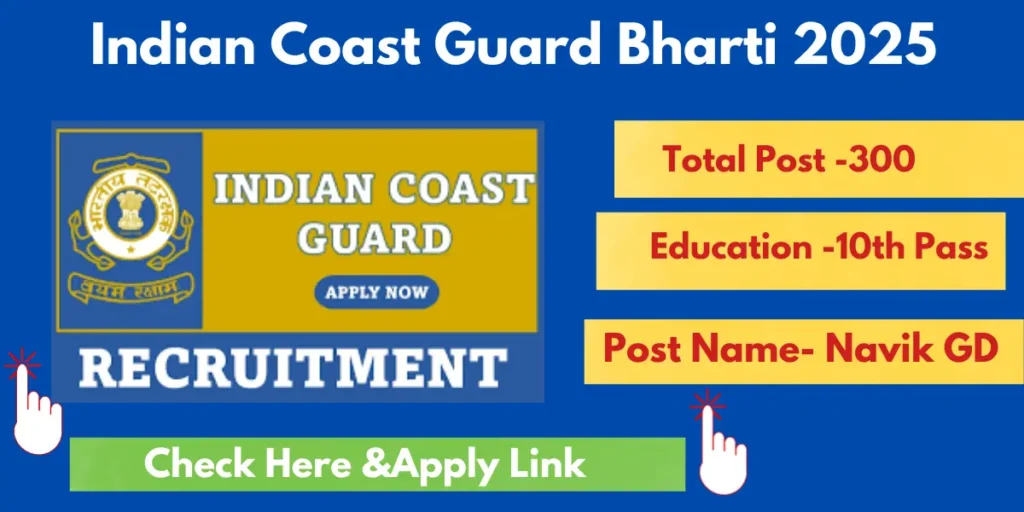 Indian Coast Guard Bharti 2025