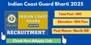 Read more about the article Indian Coast Guard Recruitment 2025: A Gateway to a Promising Career