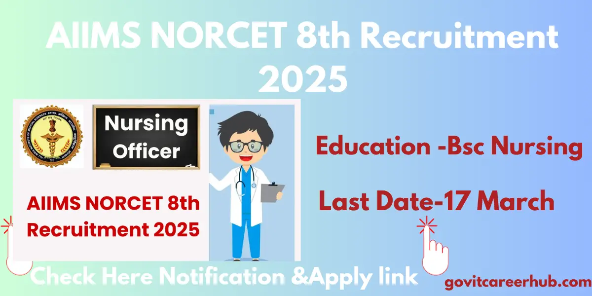 Read more about the article AIIMS NORCET 8th Recruitment 2025 Apply Now