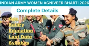 Indian Army Women Agniveer Bharti 2026