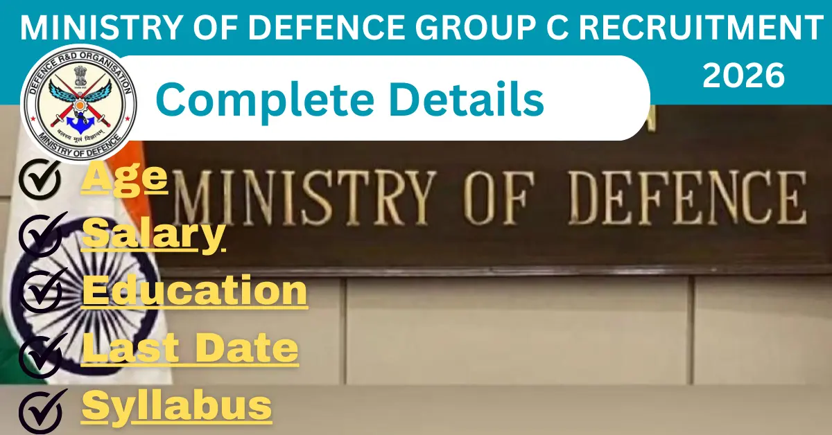You are currently viewing Ministry of Defence Group C Recruitment 2026 – 61 Cavalry Syce Vacancy Notification Out (12 Posts)