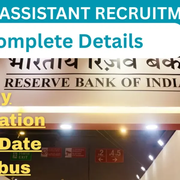 RBI Assistant Recruitment 2026