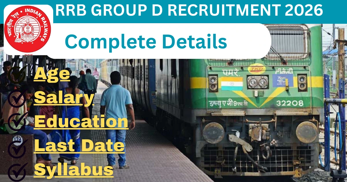 You are currently viewing Indian Railway RRB Group D Recruitment 2026 – Latest Notification
