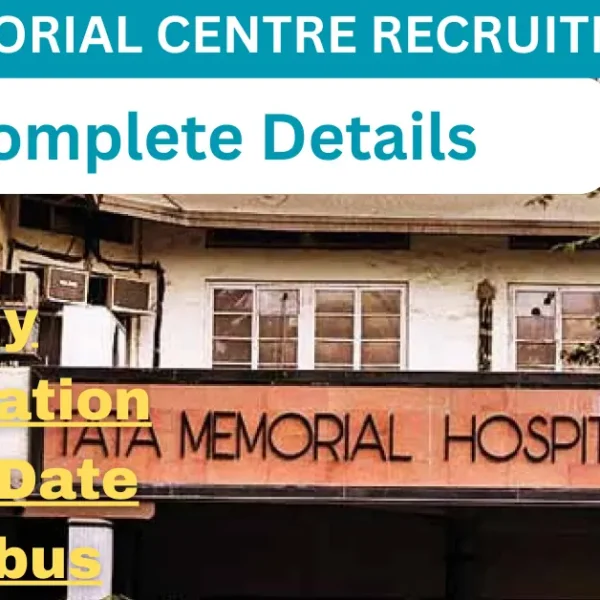 Tata Memorial Centre Recruitment 2026