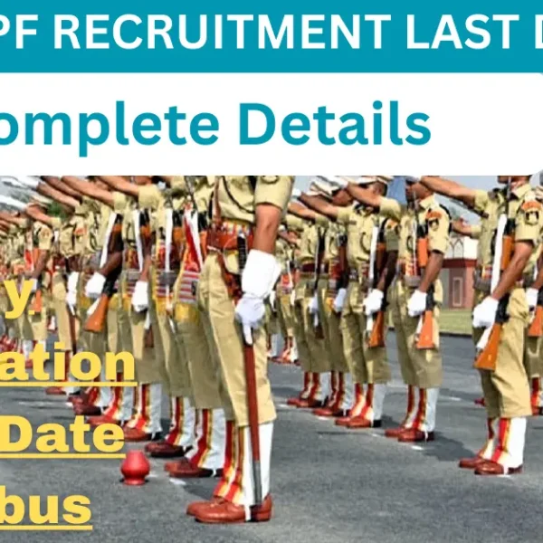 UPSC CAPF Recruitment 2026 last date