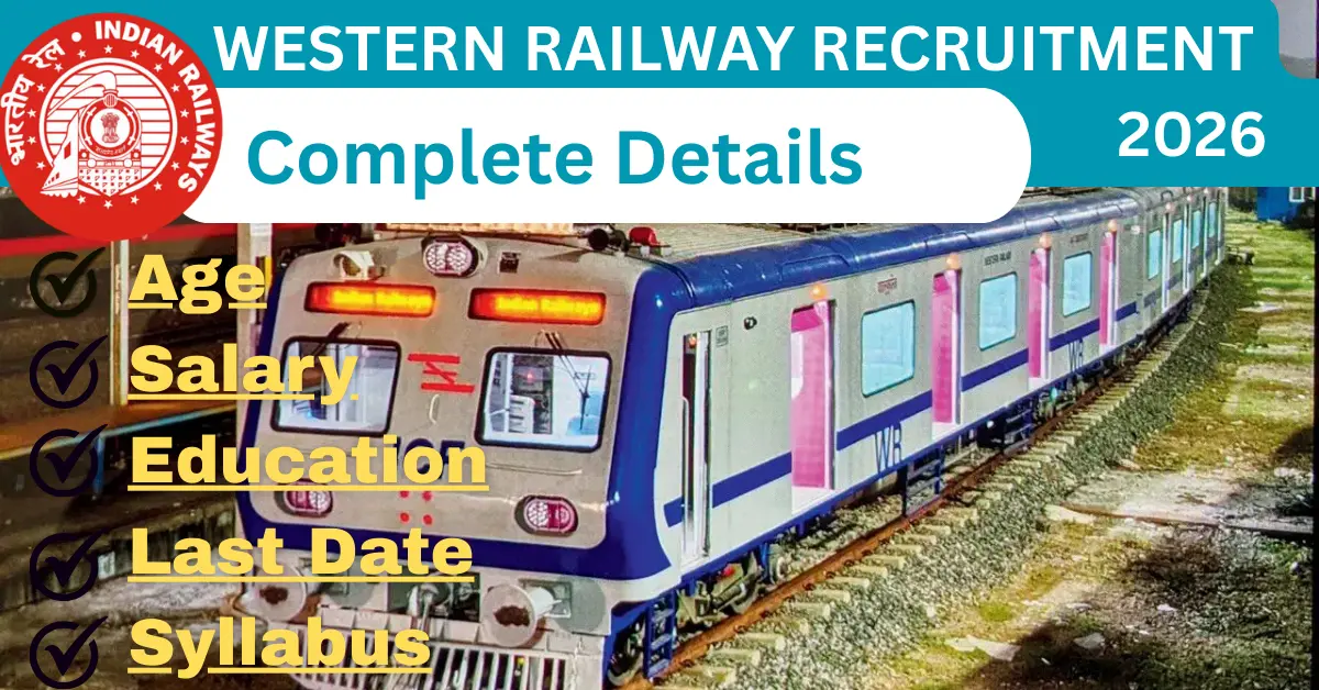 You are currently viewing Western Railway Recruitment 2026 Apply Online for 5349 Apprentice Posts | Notification PDF