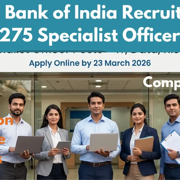 Central Bank of India Recruitment 2026 – 275 Specialist Officer Posts
