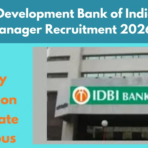 IDBI Recruitment 2026
