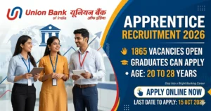 Union Bank of India Apprentice Recruitment 2026