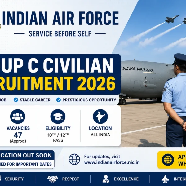 Indian Air Force Group C Civilian Recruitment 2026