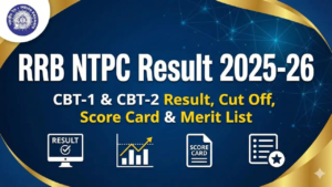 RRB NTPC RESULT 2025-26
