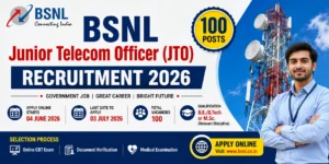 BSNL Junior Telecom Officer (JTO) Recruitment 2026