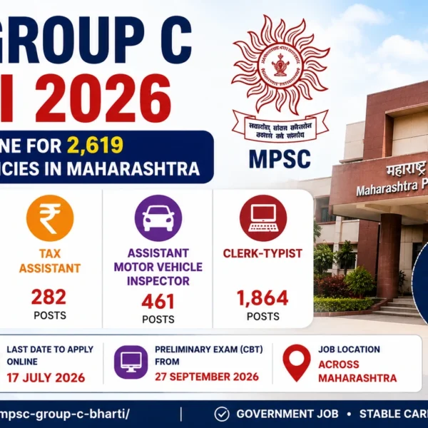 MPSC Group C Bharti 2026