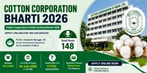 Cotton Corporation Bharti 2026