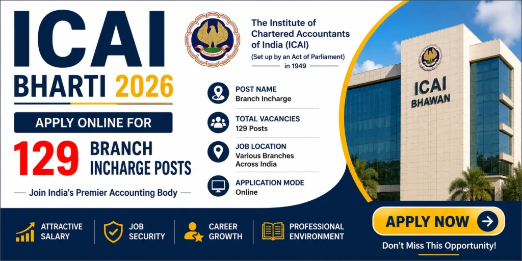 ICAI Bharti 2026