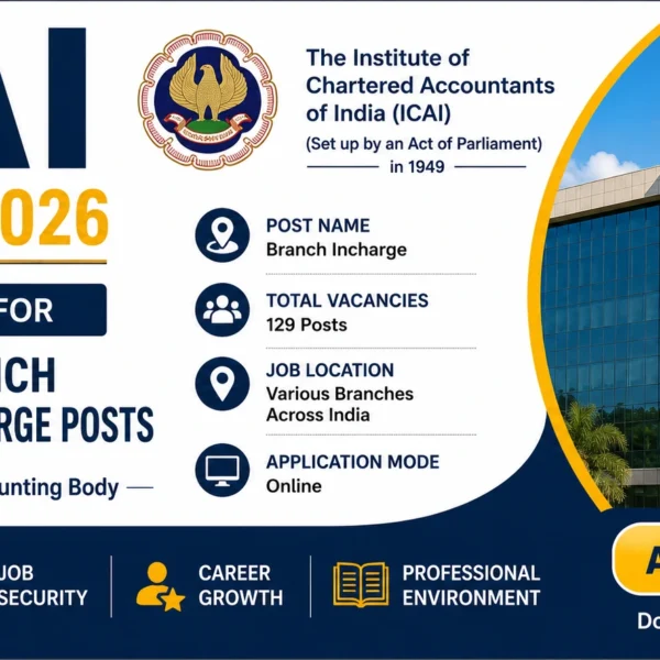 ICAI Bharti 2026